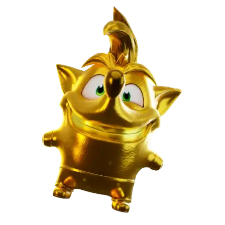 Crash Bandicoot Dorado